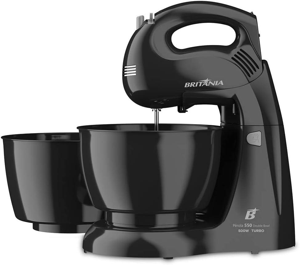 Britânia Batedeira Britania Perola 550P Turbo Double Bowl 220V Plástico