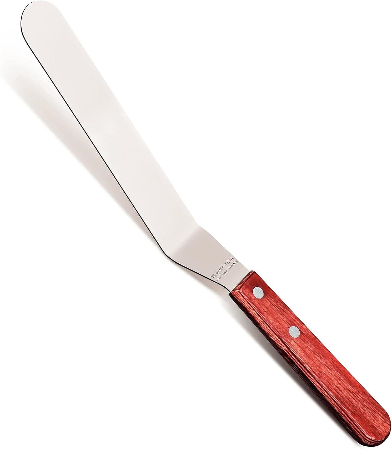 Tramontina 21162177 Espátula para Confeiteiro 7", Vermelho