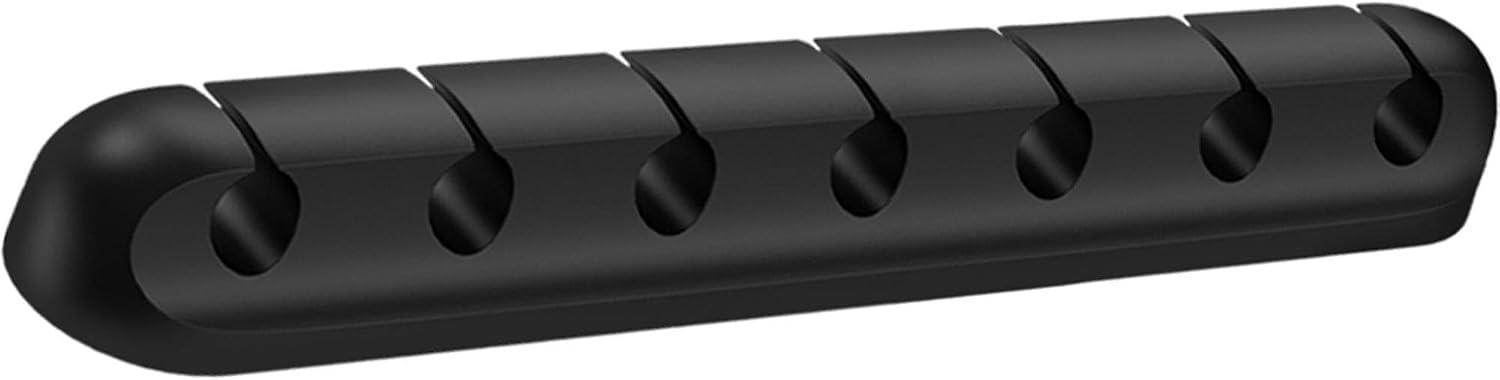 Fortrek Clip Organizador de Cabos e Fios 7 Clips Preto Adesivo Fixação p/ Cabos até 5mm - FK233O