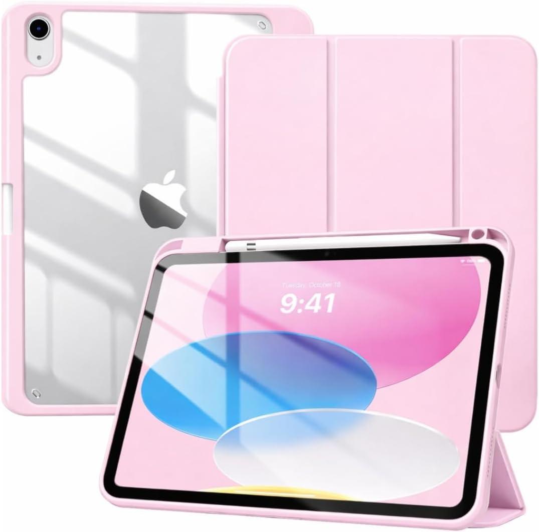 DECART Capa para iPad 11ª/10ª Geração 10,9” A16 2025/2022 – Rosa