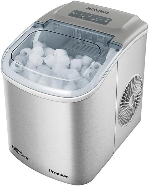 MONDIAL Máquina de Gelo Turbo Ice Premium, Cinza, 110V - MG-12-GI