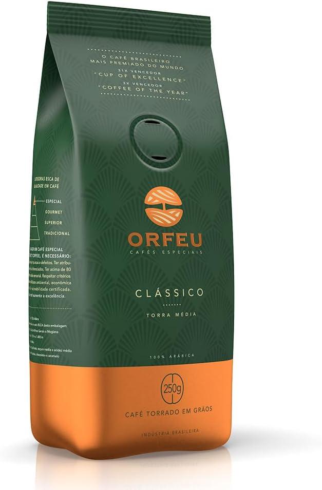 Café Orfeu Clássico em Grãos 250g