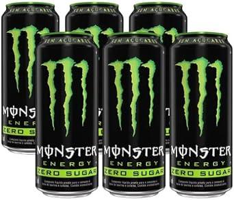 Pack de Monster Energy Zero Açucar - 6 unidades de 473ml