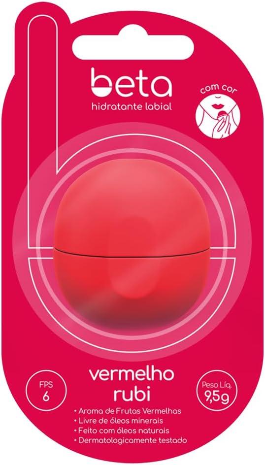 Free Beta Hidra Labial Vermelho Ru 9,5G