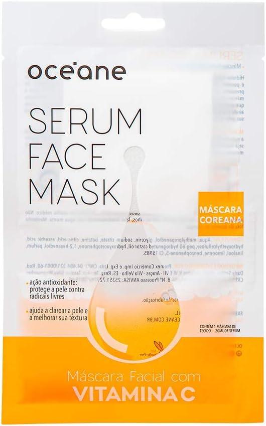 Máscara Facial Océane, Com Vitamina C, 20ml