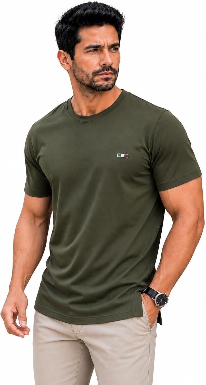 Camiseta Masculina Welgstana Gola O Premium+ Fio 30.1 Algodão