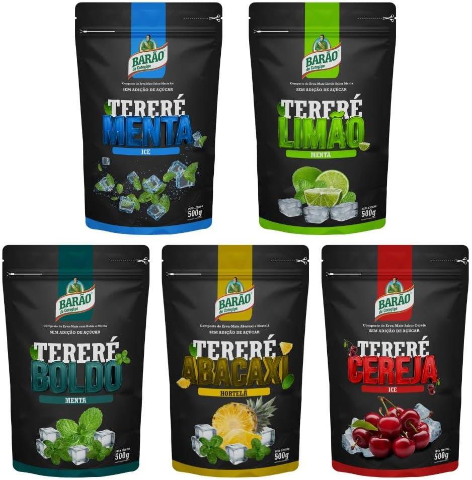 Barão de Cotegipe, Tereré Black Menta Cereja Abacaxi Boldo Limão Barão 500g cad