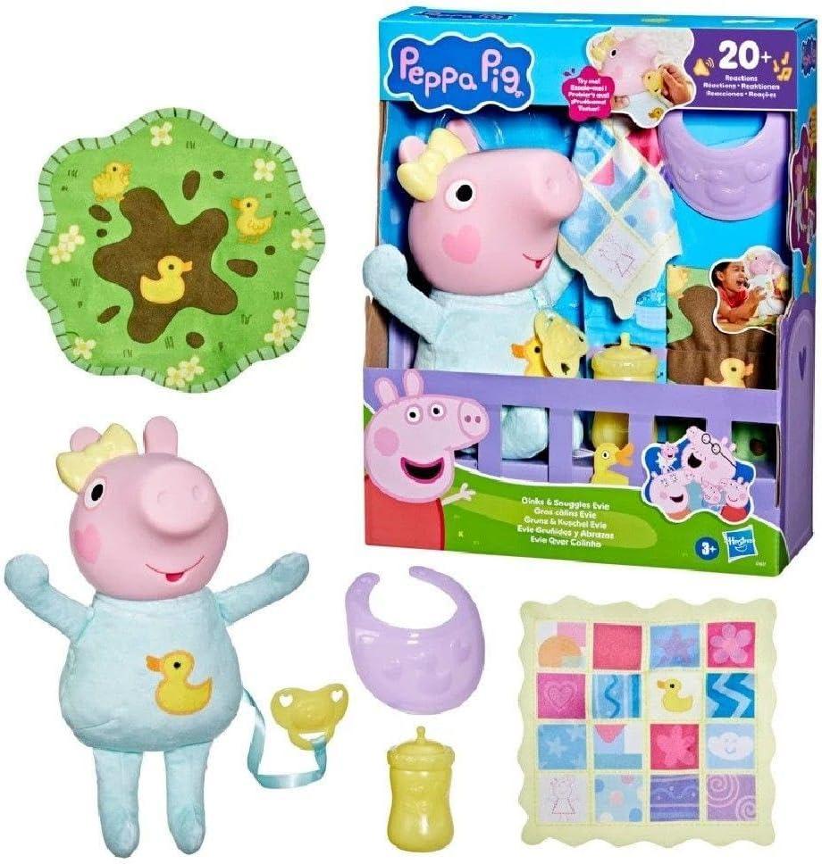 Peppa Pig Bebê Evie Colo e Soneca Boneca Interativa