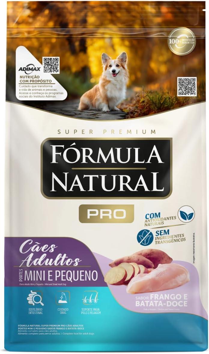 Fórmula Natural Super Premium Pró Cães Adultos Portes Mini E Pequeno Sabor Frango E Arroz Integral 15kg