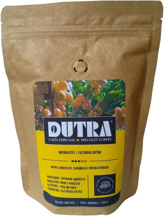 Café Dutra Microlote Torrado em Grãos Torra Média, Bourbon Amarelo 250g