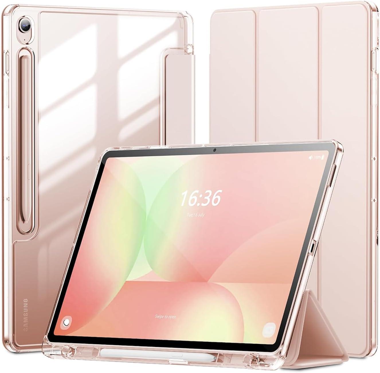Samsung Galaxy Tab S10 Lite/S10 FE10.9"/S9 FE 10.9"/S9 11"Protetora Capa, Função de Ativação/Repouso Automático e Modo de Leitura, Inclui Caneta Stylus Absorvente