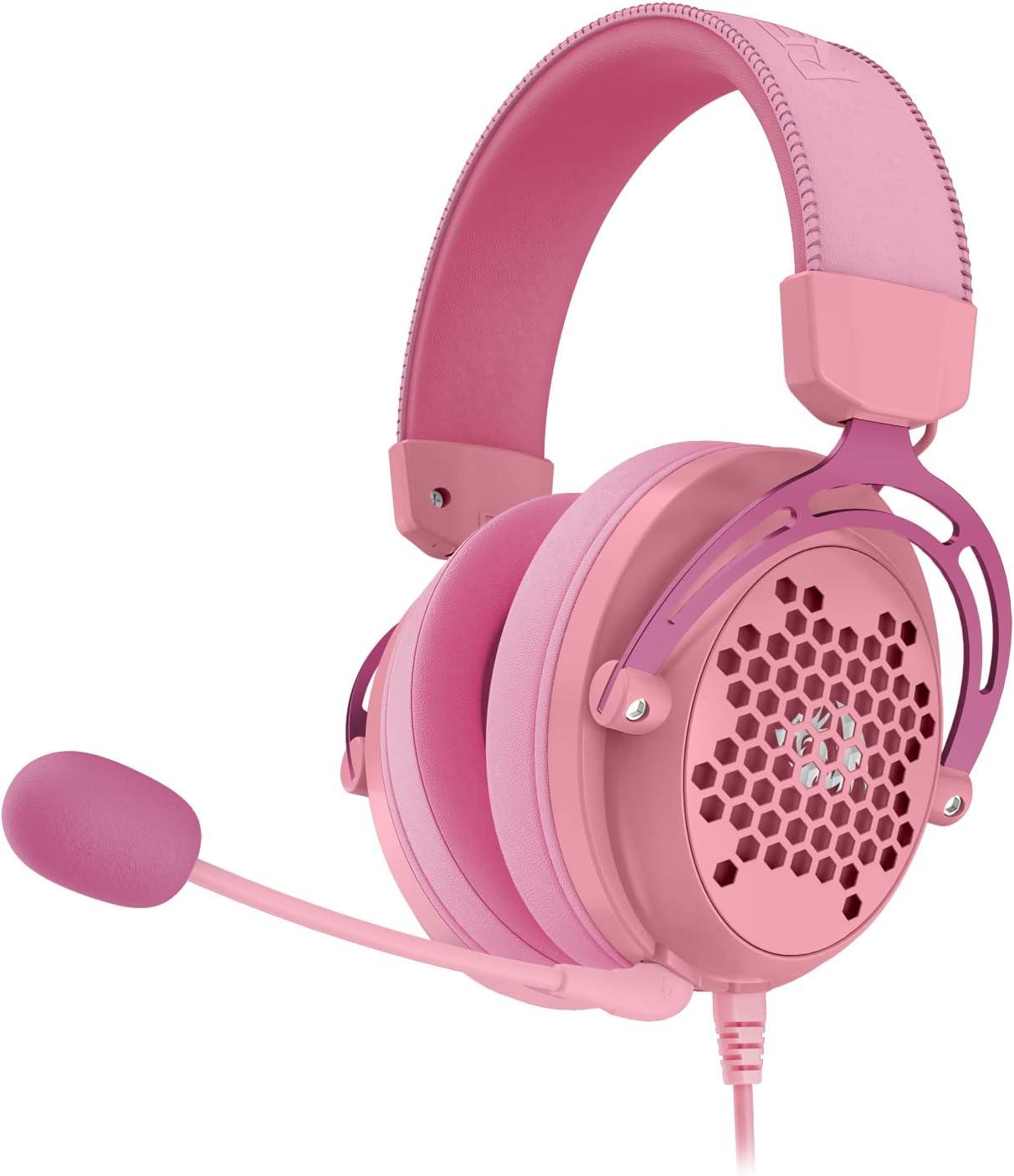 Headset Gamer Redragon Diomedes Rosa