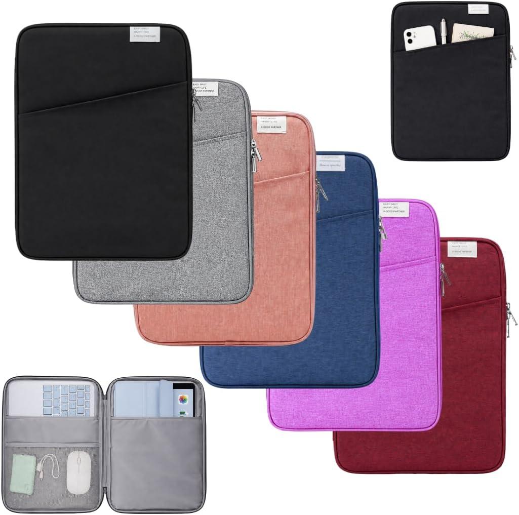 Pasta para Notebook até 15,6" com Zíper e Compartimentos | Rosa Claro