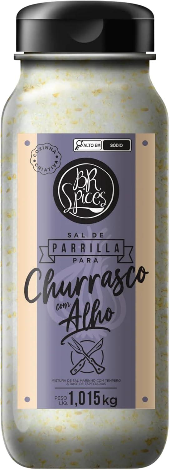 Sal de Parrilla com Alho 1,015 kg - BR Spices