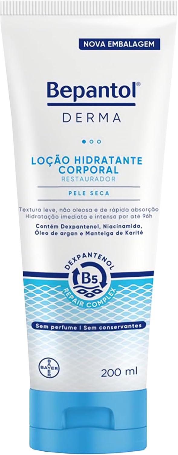Bepantol Derma Hidratante Corporal Restaurador, Loção para Pele Seca 200ml