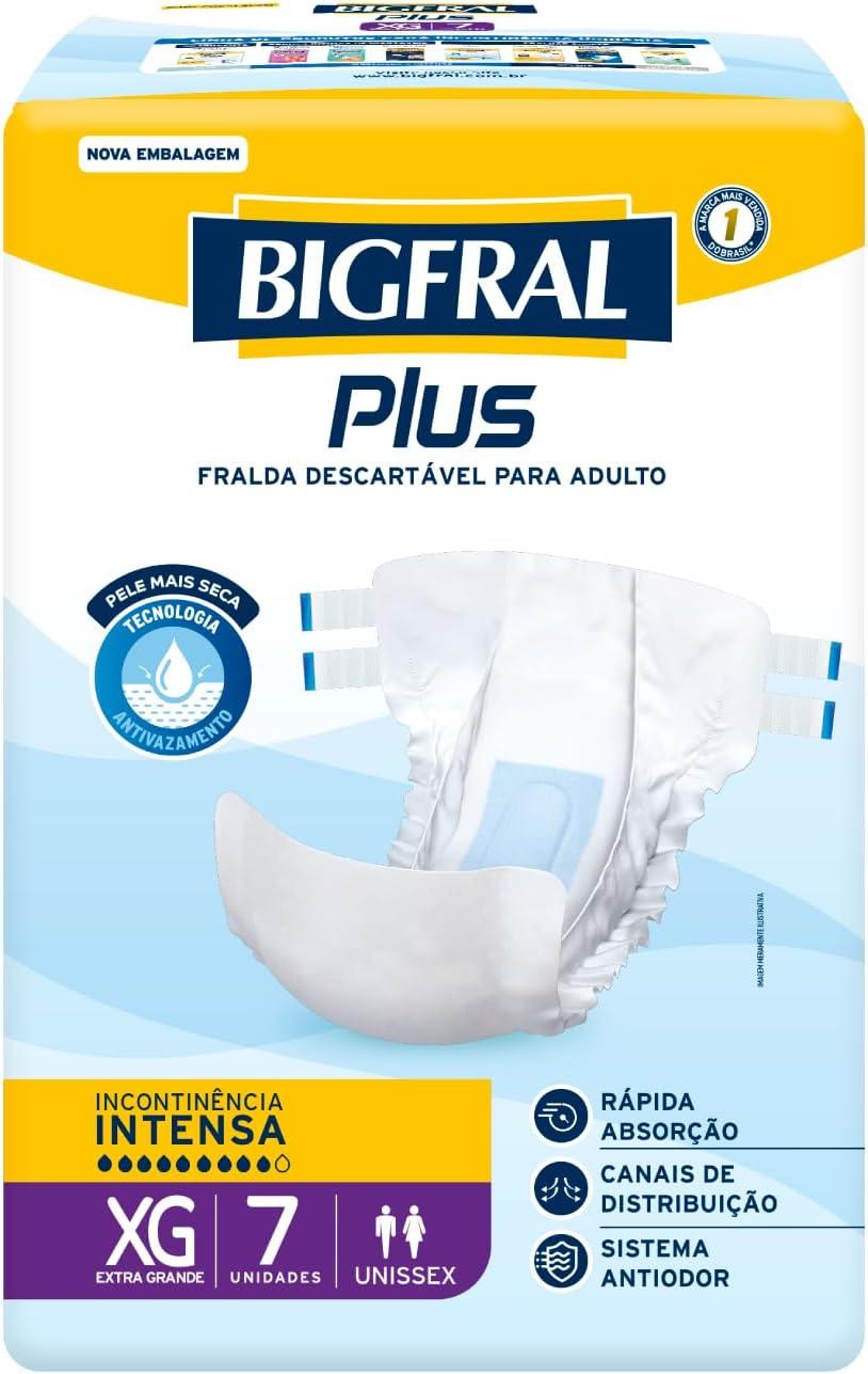 Fralda Bigfral Plus XG 7 Unidades
