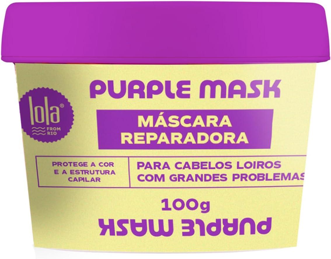 Purple Máscara Capilar Loiras 250ml, Lola Cosmetics