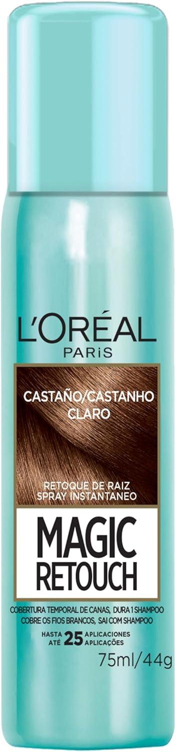 Retoque Instantâneo Magic Retouch, Castanho Claro, L'Oréal Paris