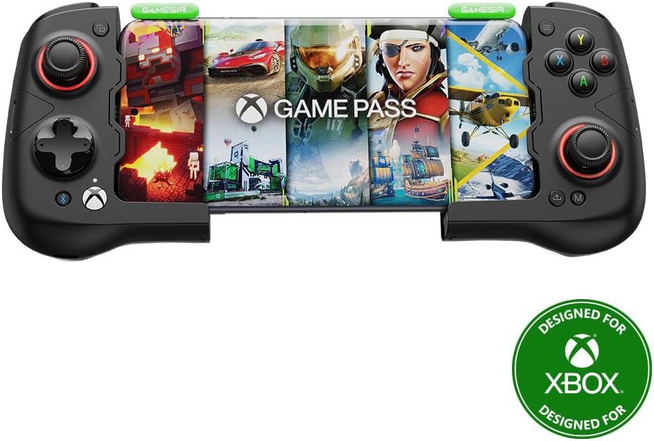 GameSir X4 Aileron Controle Bluetooth Gamer para Android com Hall Effect – Gamepad Sem Drift, Design Dividido Portátil com Estojo, Baixa Latência, Compatível com Fortnite, Minecraft, Diablo Immortal