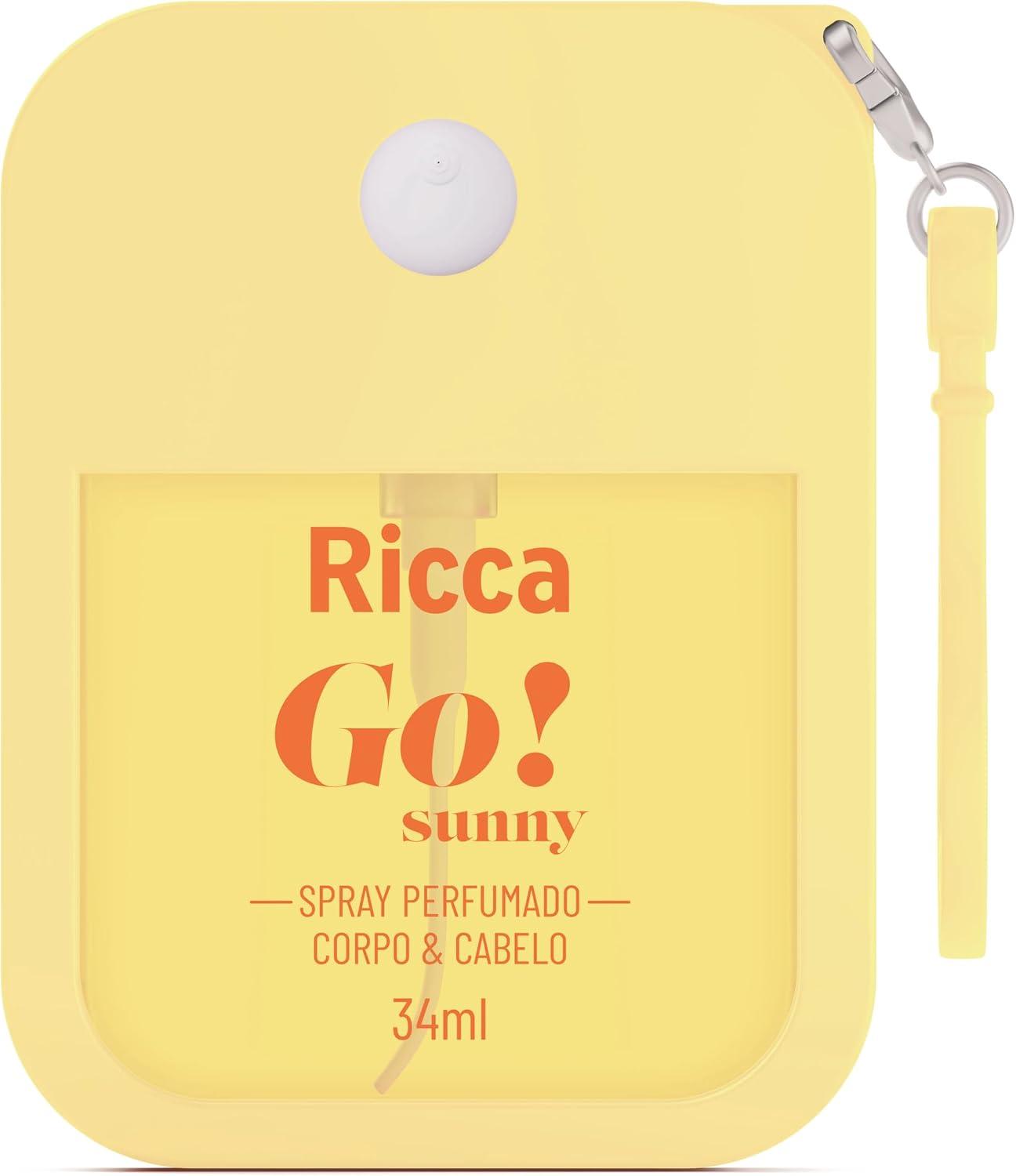 Spray Perfumado Desodorante Colônia Go!sunny Ricca 34ml