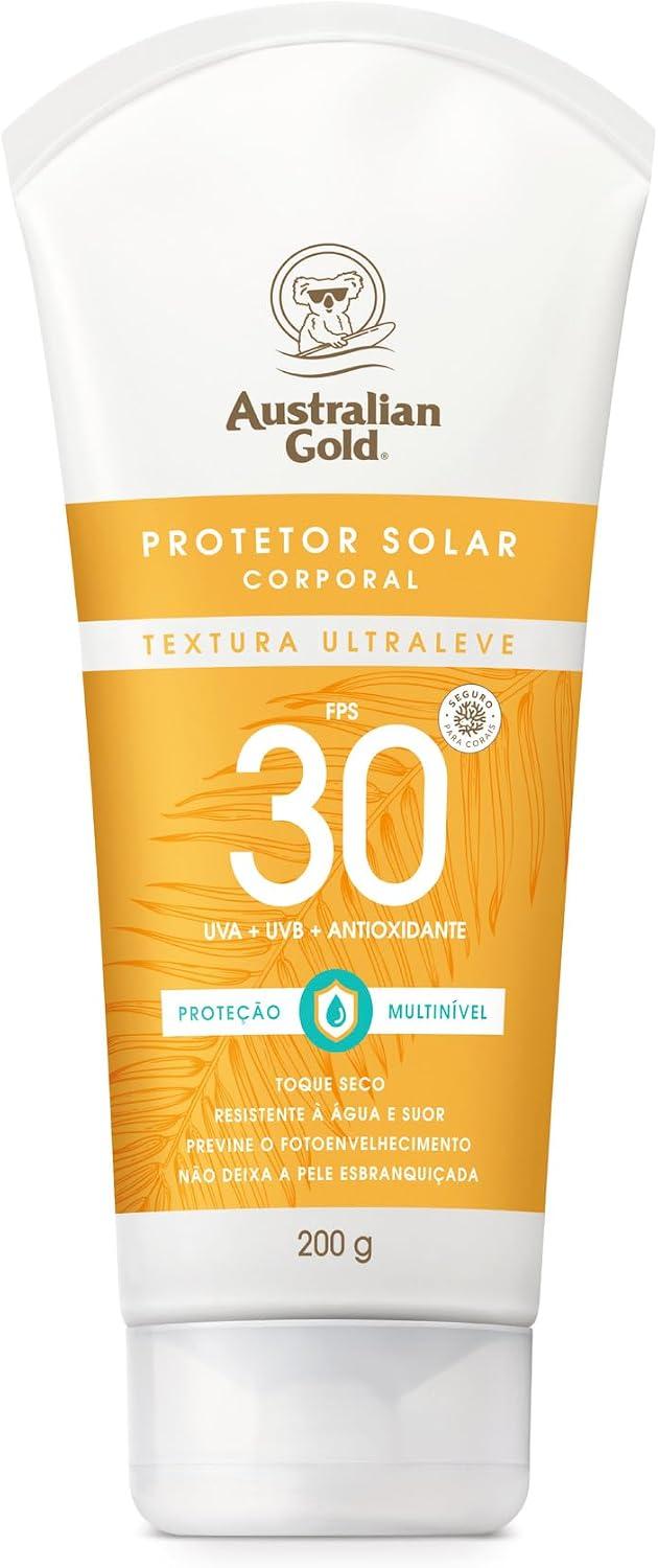 Australian Gold Protetor Solar Corporal Gel Creme Fps30 200G