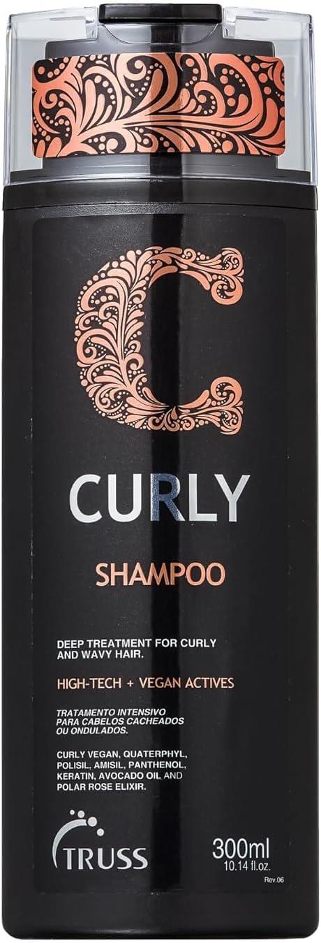 Truss Shampoo Curly | Hidratação e Definição para Cabelos Cacheados e Ondulados | 300ml