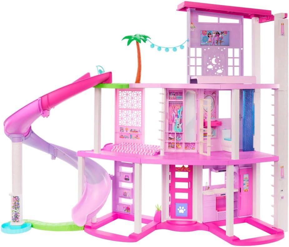Barbie Conjunto de Brinquedo Casa Com Escorregador
