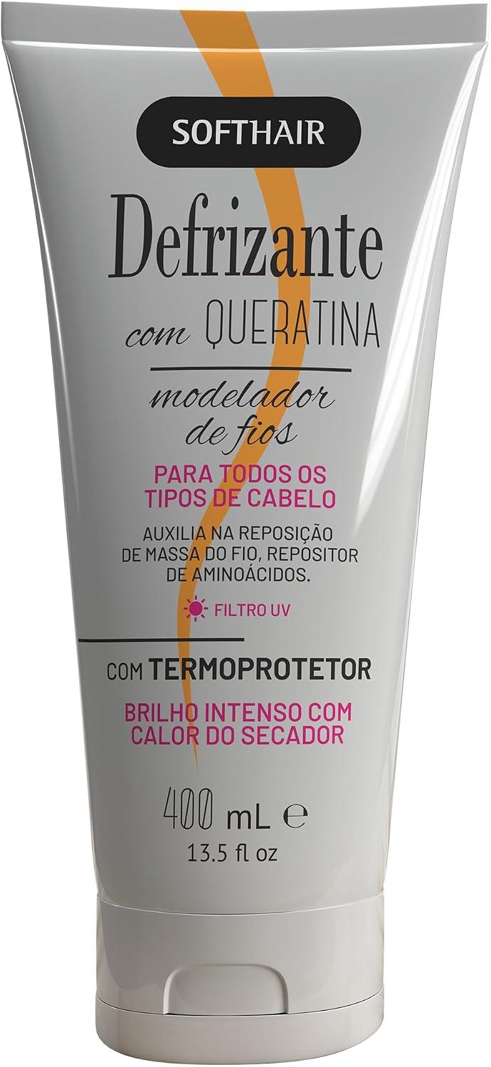 Defrizante Queratina, Soft Hair, 400 ml