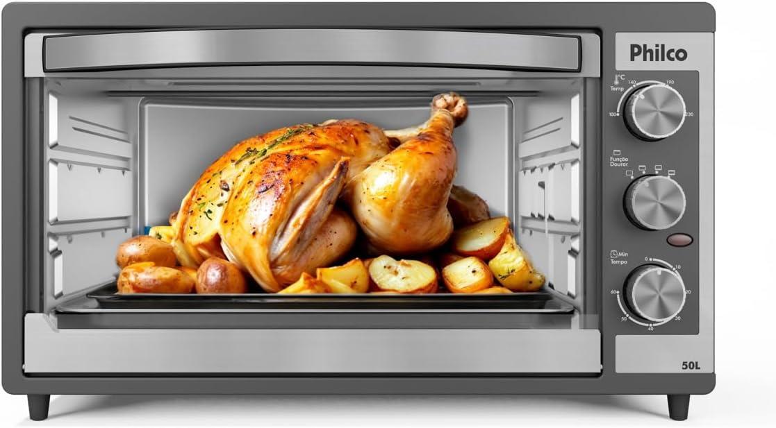Forno Elétrico Philco 50L Dupla Resistência PFE52P 220V