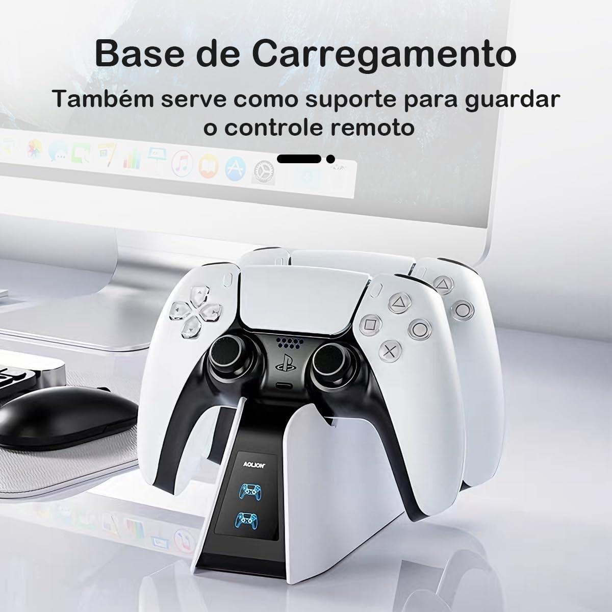 Base De Carregamento para PlayStation 5 Controles Dualsense