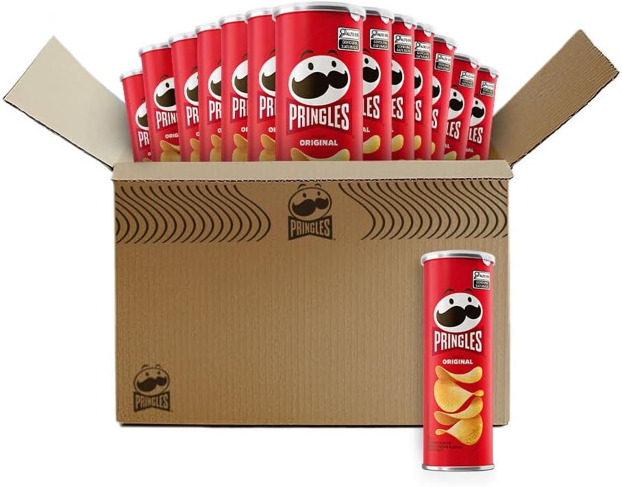 Pack Salgadinho Batata Frita Pringles Original 104g com 18 unidades