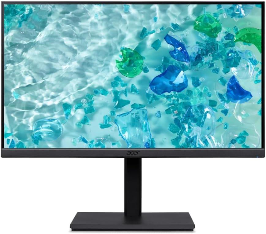 Monitor Acer Vero B247Y GBMIPRZX 23.8H” LED IPS 120Hz 85% de PCR Adaptive-Sync Pivô 90º Selo Energy star