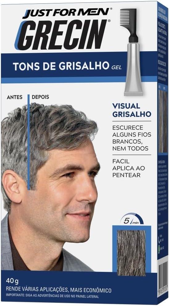 Shampoo Tonalizante Tons Grisalhos Gel 40g, Grecin