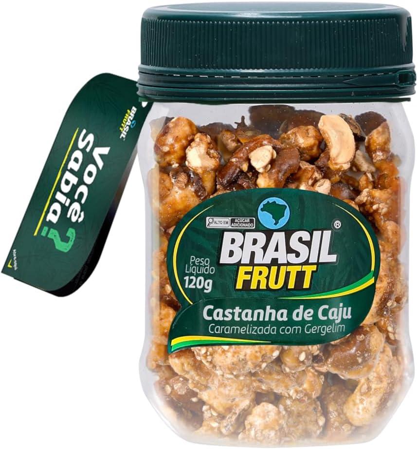 Brasil Frutt Castanha de Caju Caramelizado com Gergelim 120g