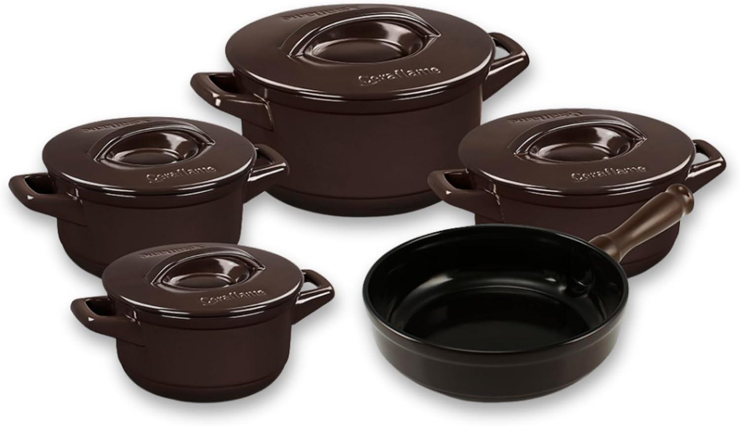 Conjunto Smart 5 peças, Duo+, Chocolate