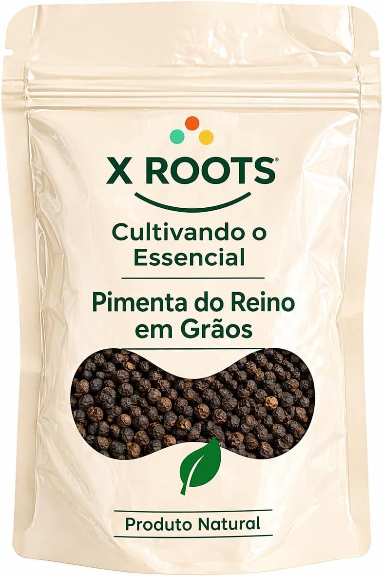 Pimenta do Reino em Grãos X Roots 100g – Especiaria Aromática Natural | Sabor Intenso e Moagem Fresca
