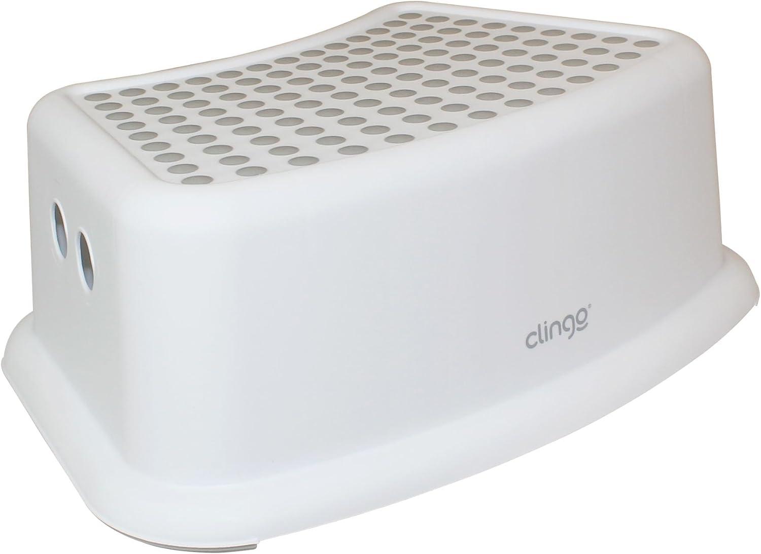 Degrau Infantil Step Dots, Clingo, Branco/Cinza