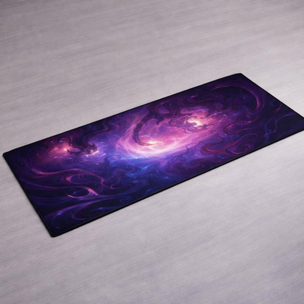 Mousepad Gamer 90x40 Profissional Extra Grande Desk Desenhos Originais (Roxo)