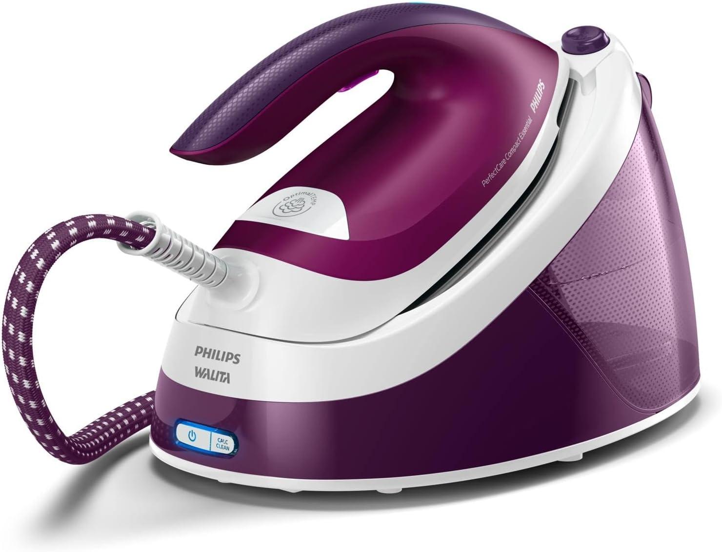 Ferro de Passar PerfectCare Compact Essential Philips Walita Rosa 1800W, 110v - GC6842/32
