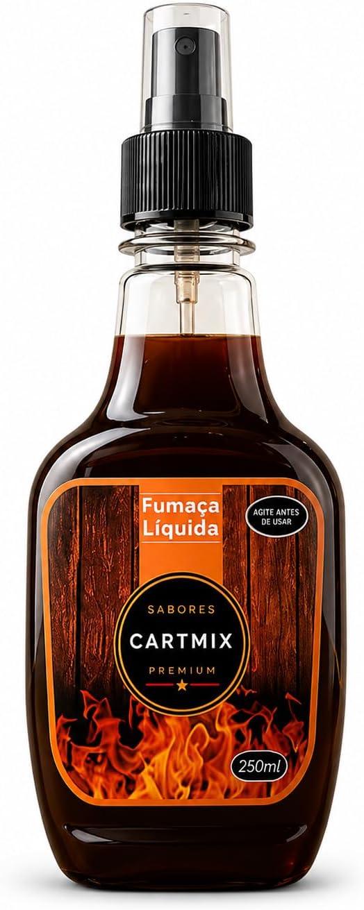 Cartmix Fumaça Líquida Premium, Sabor Defumado, Spray, 250ml