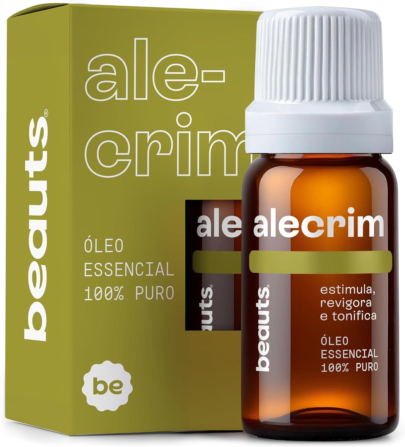 Óleo Essencial de Alecrim para Cabelo Beauts 10ml – 100% Natural e Puro – Óleo Capilar para Couro Cabeludo e Cuidados com os Fios – Uso em Massagem Capilar e Aromaterapia