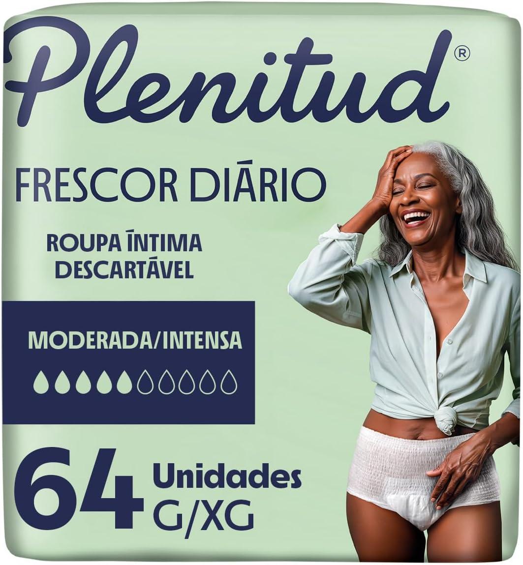 Plenitud Roupa Íntima Classic para Incontinência G/XG 2x32-64 Un