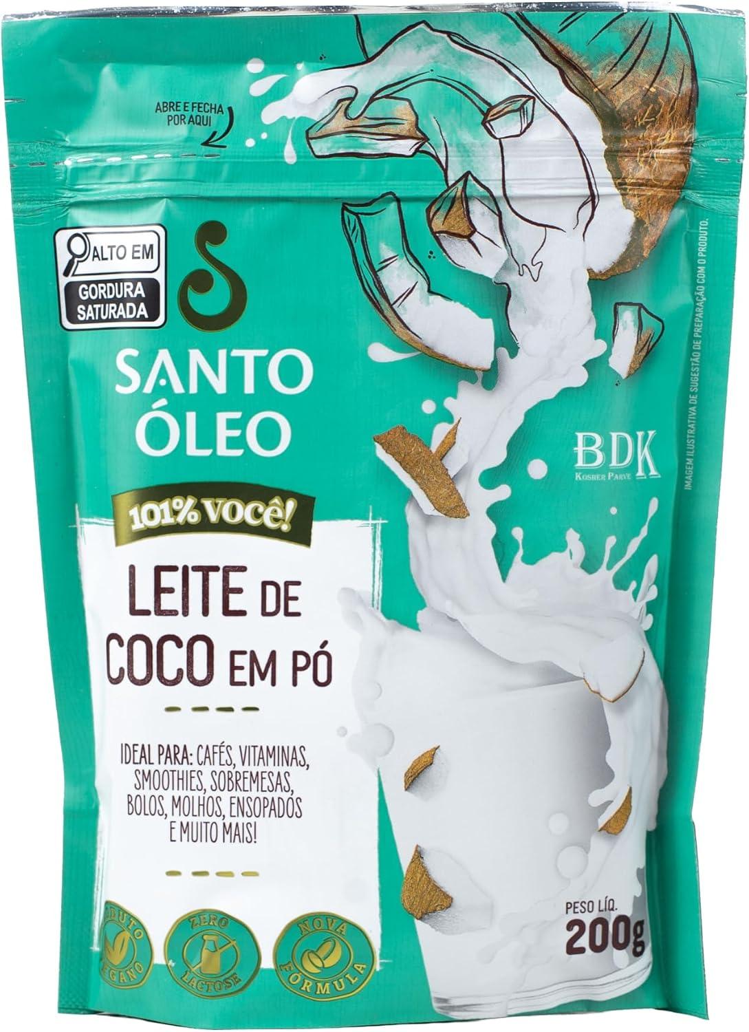 Leite de Coco em Pó - 200G - Santo Óleo, Santo Oleo
