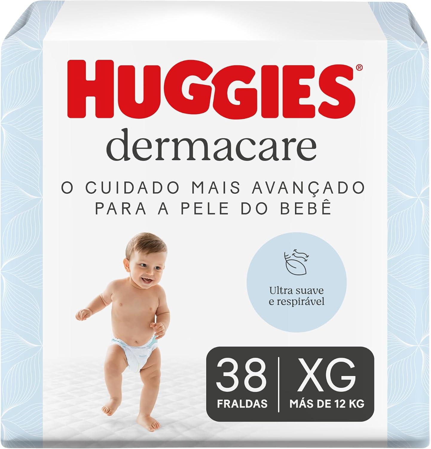 Fralda Huggies Premium Dermacare XG - 38 Un