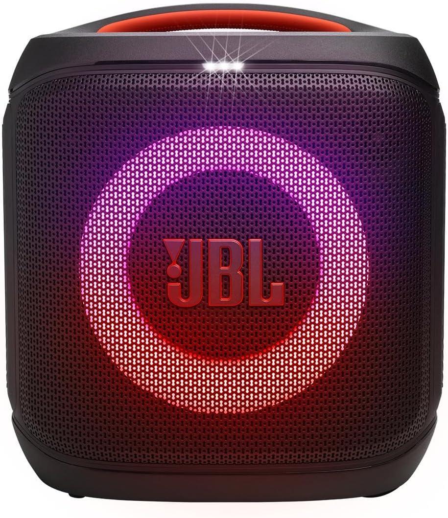 JBL, Caixa de Som, PartyBox Encore Essential 2, Show de Luzes, Bluetooth, Portátil, Resistente a Respingos, Bateria de até 15h, Som JBL Pro Sound, AI Sound Boost, 100 W RMS