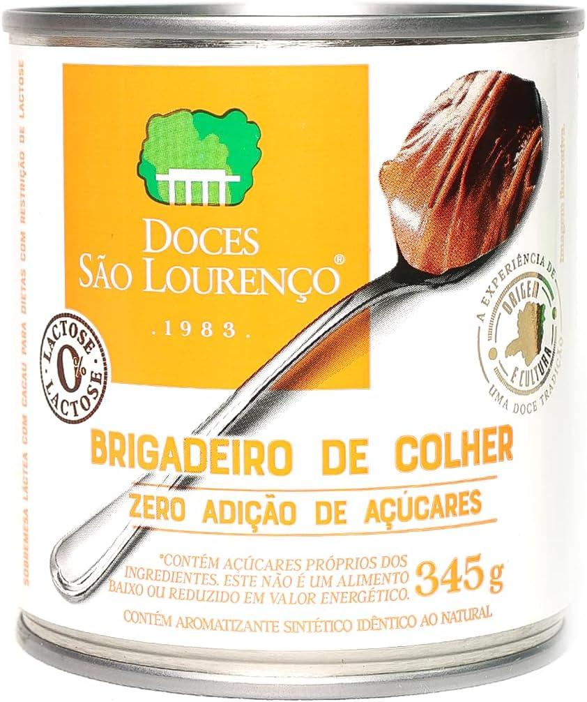 Brigadeiro de Colher Doces São Lourenço, Zero Lactose, 345g