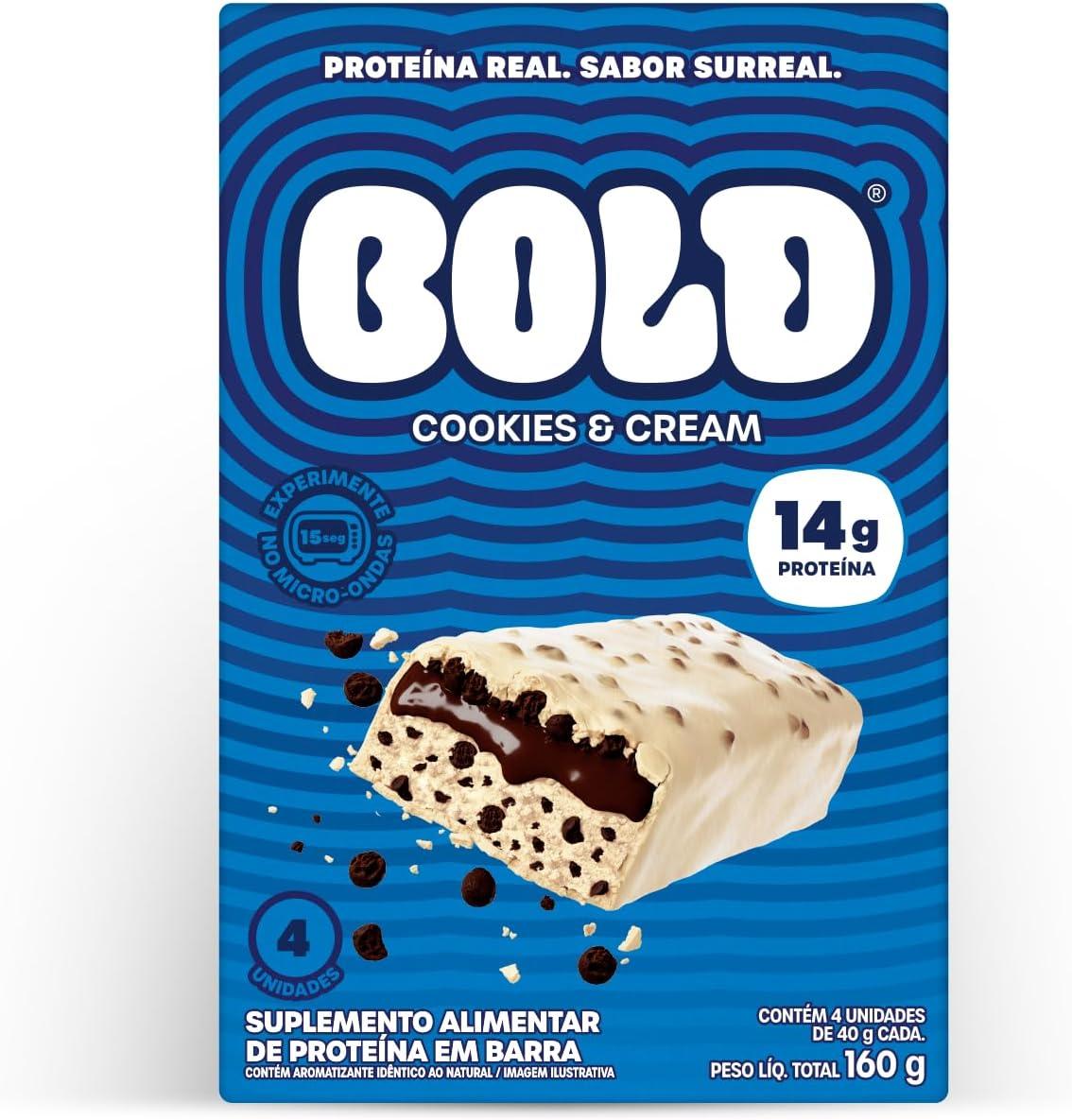 BOLD Cookies & Cream 14g Kit com 4 Unidades