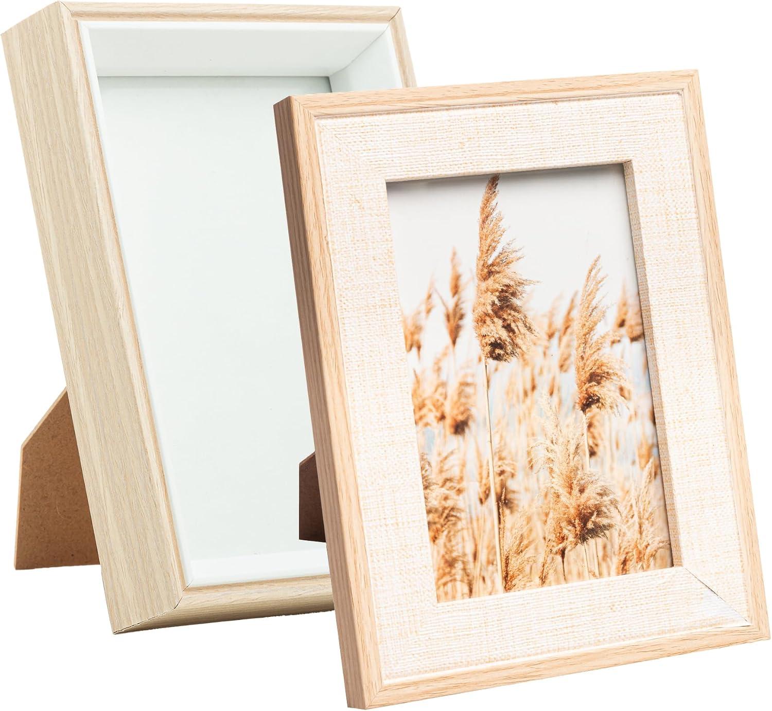 LYOR - Conjunto Porta-Retrato Enjoy 10cm x 15cm Branco MDF e Porta-Retrato 10cm x 15cm MDF