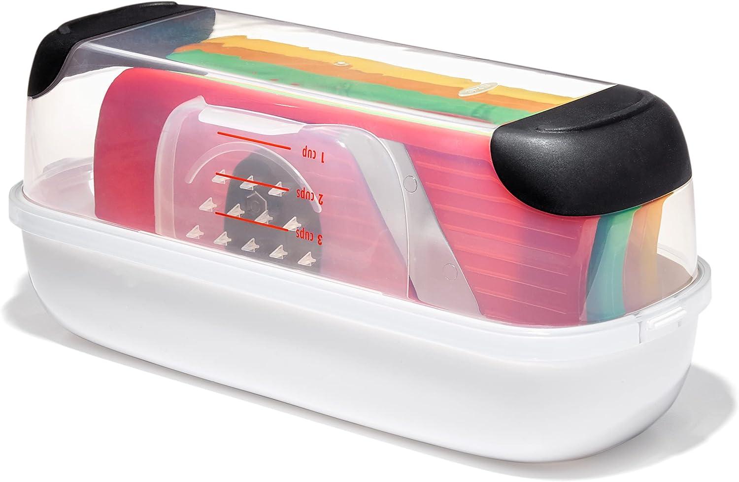 OXO Good Grips Conjunto completo de grelha e fatia - novo, branco