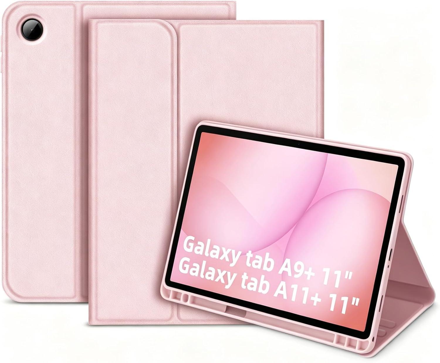 Capa para Samsung Galaxy Tab A11+/A9+ 11", para Galaxy Tab A11 Plus 2025/ Tab A9 Plus 2023 11 Polegadas SM-X230/X236/X210/X215/X216, Flexível e portátil